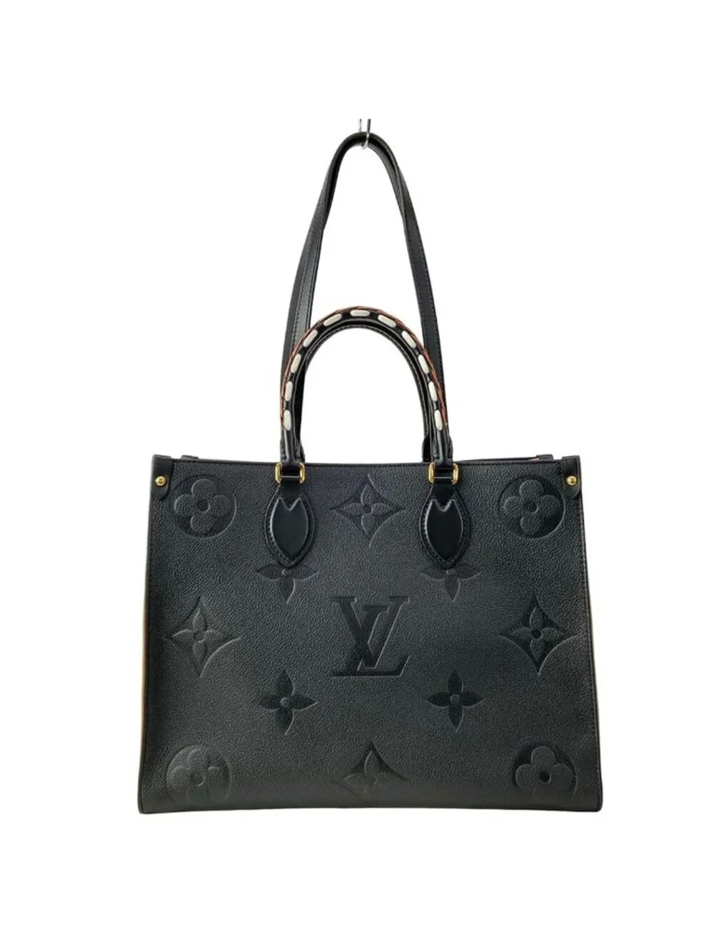 Louis Vuitton Tote Wild at Heart on the Go MM Noir Leather Cowhide
